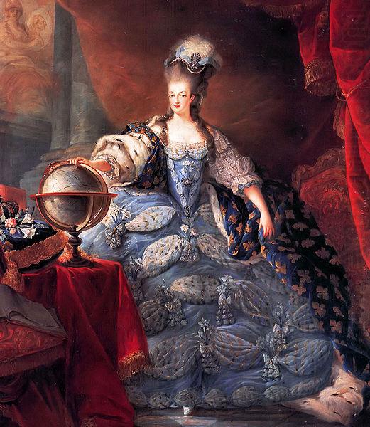 Jean Baptiste Gautier Dagoty Portrait of Marie-Antoinette of Austria china oil painting image